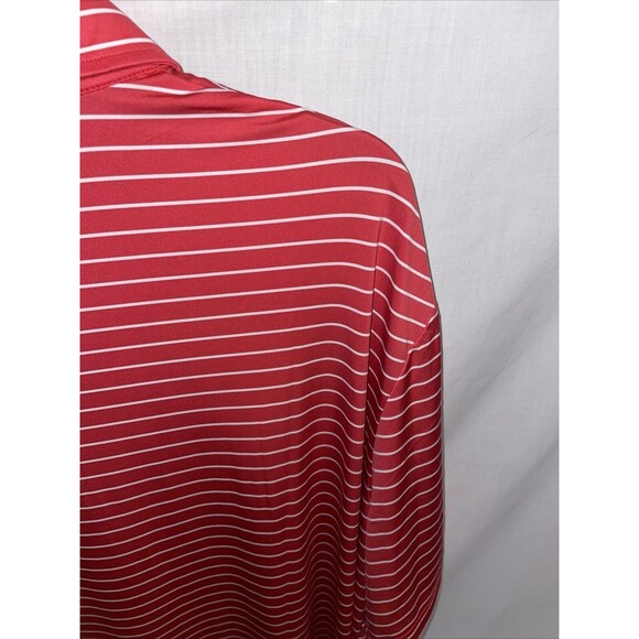 Ralph Lauren RLX Men’s Golf Polo Shirt Size 2XL Red Striped Athleisure Tennis - Picture 10 of 12